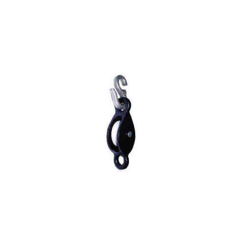 No.1260 Single Line Cast Pulley With Hook - Nylon Wheel