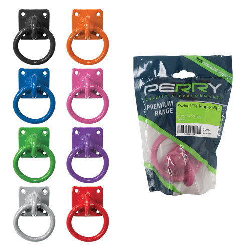 Perry Equestrian 509-PP0000BL No 509/PP Kick Over Stable latches-prepacked Blue