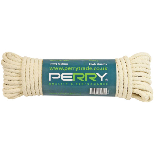 Perry Group - Natural Waxed Diamond Braided Cotton Sash Cord