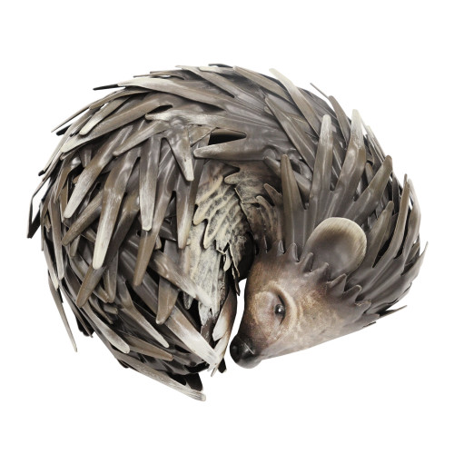 No.PQ1832 Small Metal Sleeping Hedgehog