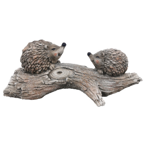 No.PXM6014 Winterland Hedgehogs On Log