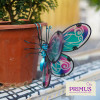 No.PA4014 Glass Wing Fancy Butterfly Pot Hanger - Blue