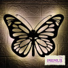 No.PA6011BK Butterfly Solar Backlit Wall Art