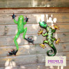 No.PA7000 Metallic Green Gecko Wall Art
