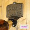 No.PC5803 Cast Iron Wall Mounted Bottle Opener 'Man Cave'