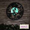 No.PD1008 Fairy in Forest Silhouette Wall Clock