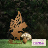 No.PF2522R Solar Fairy with LED Toadstool