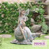 No.PR1000 Resin Metal-Winged Fairy on Snail